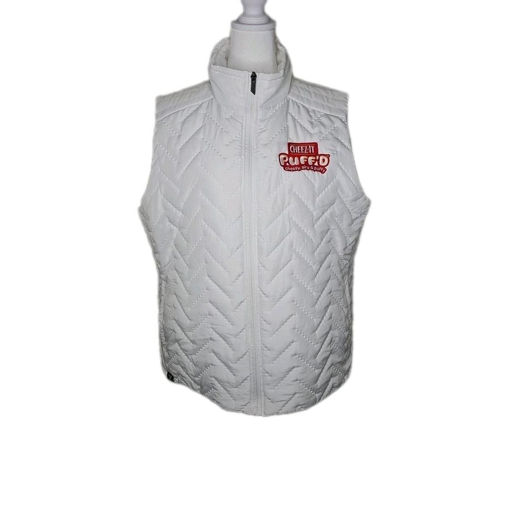 Holloway Women's XL Repreve Eco Vest model 229713  Cheez-It Puff'd logo‎ Y2k